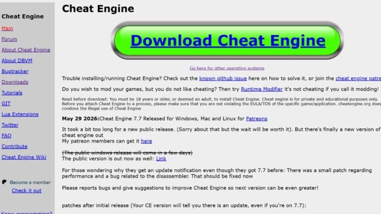 Cheat Engine