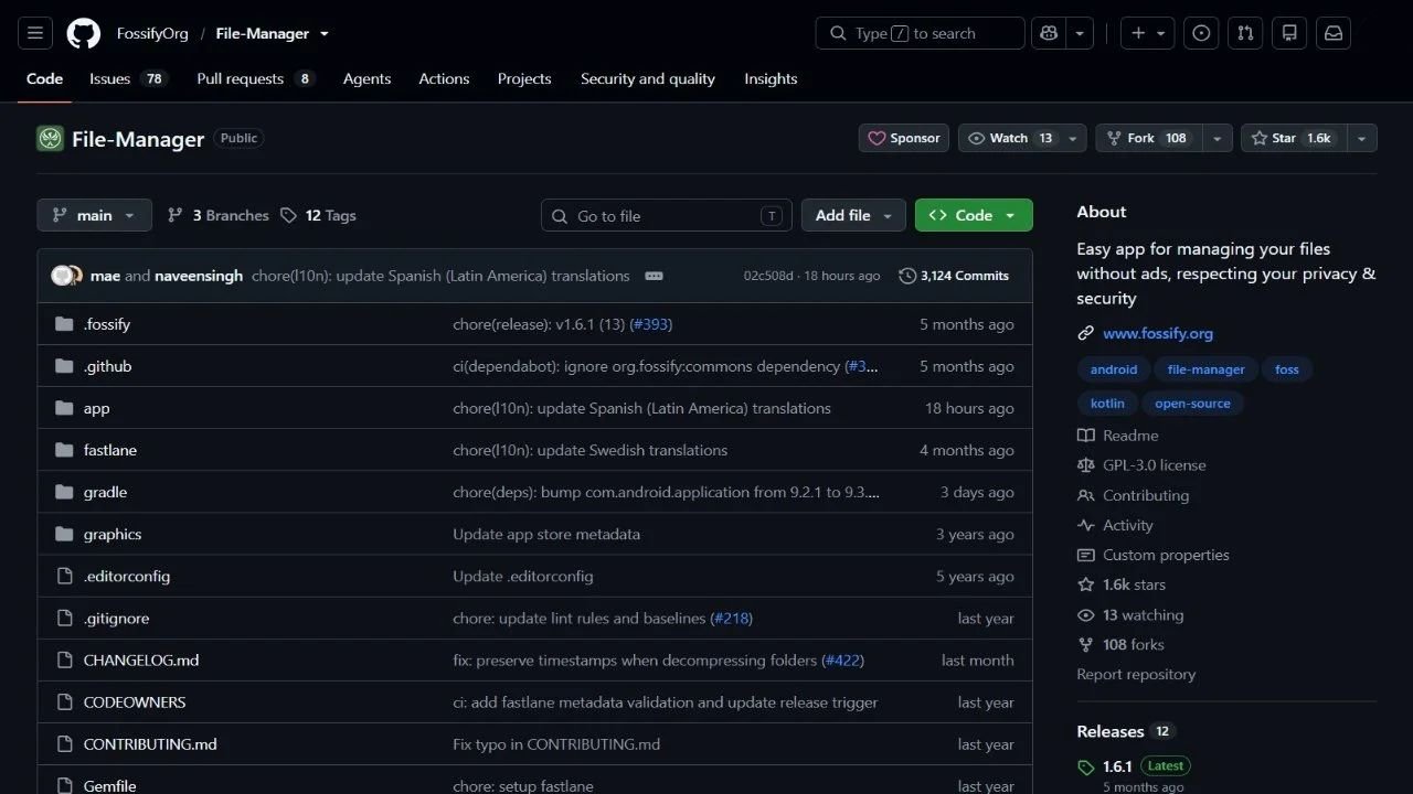 Fossify File Manager