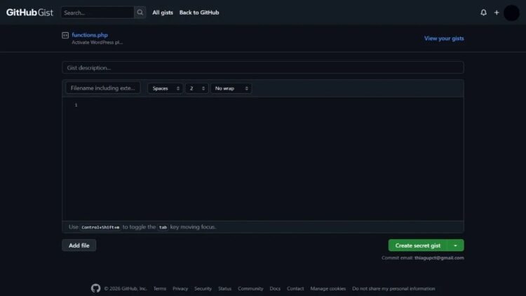 GitHub Gist