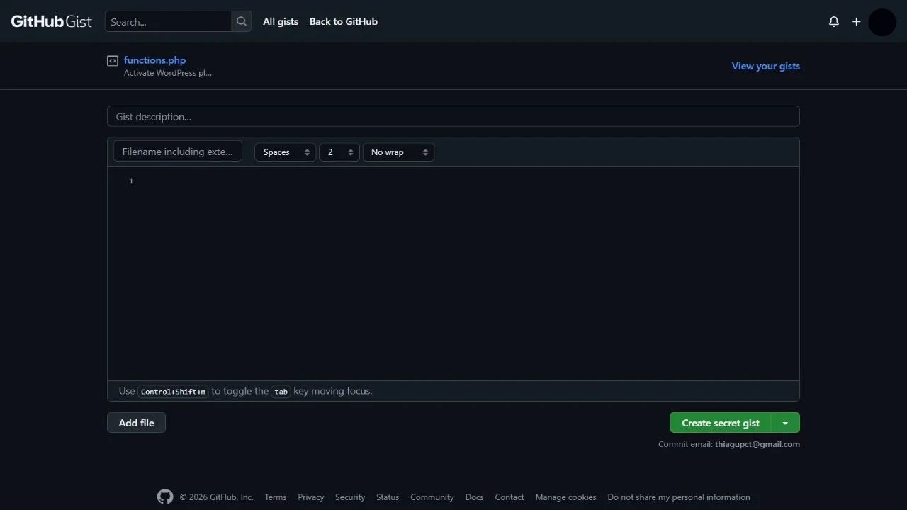 GitHub Gist
