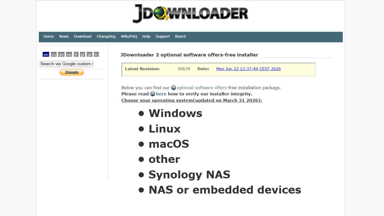 JDownloader