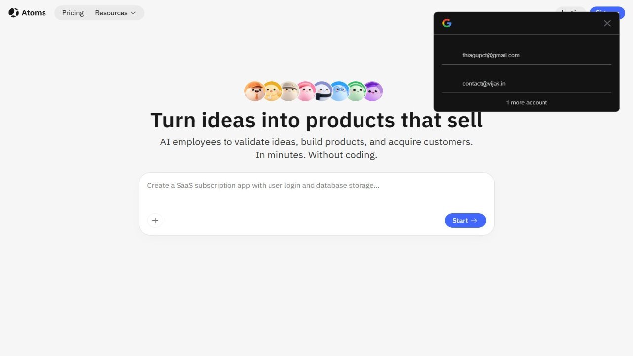 Atoms.dev