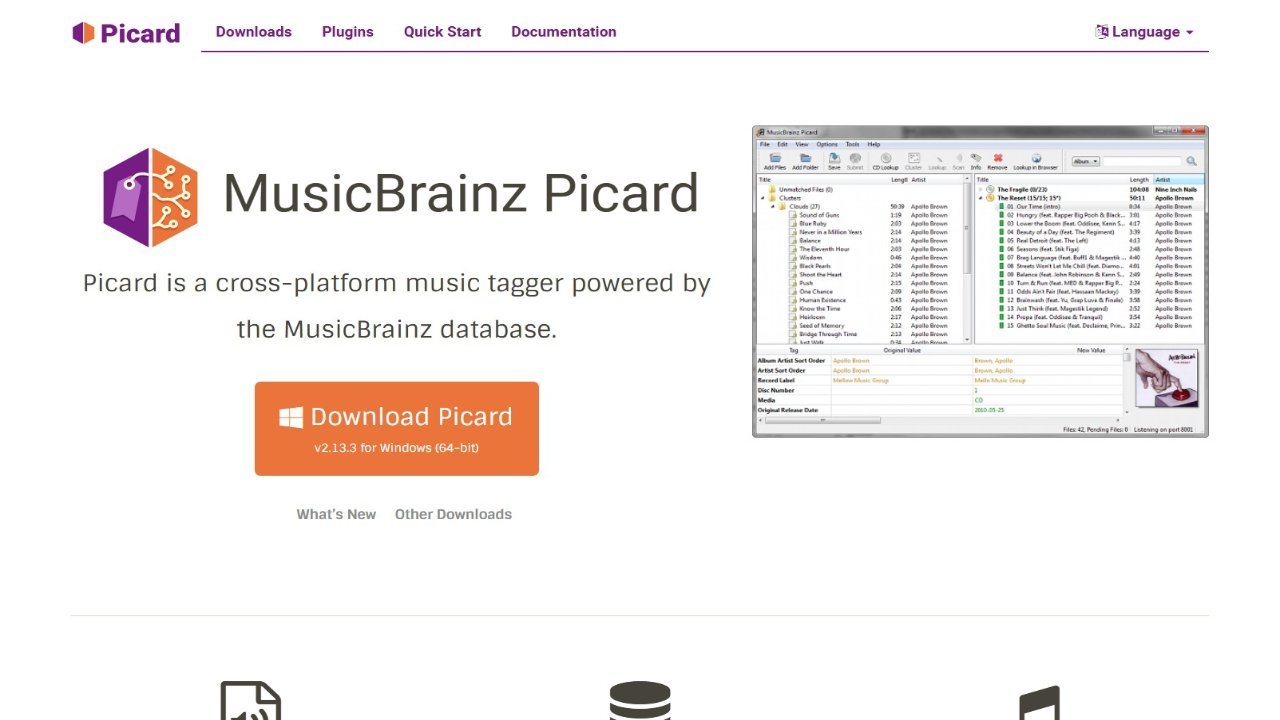 MusicBrainz Picard