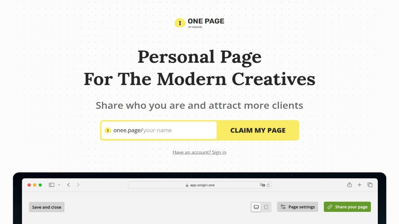 One Page