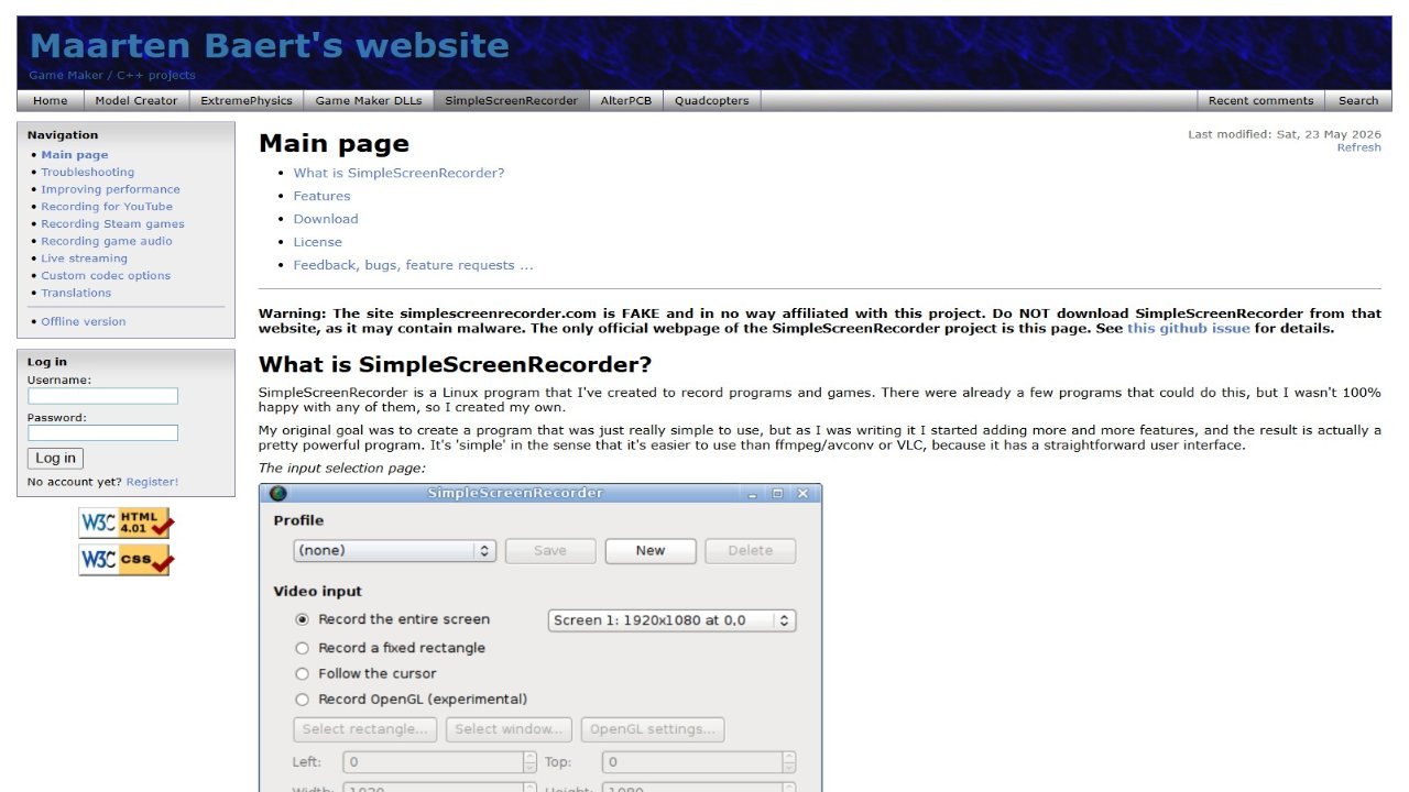 SimpleScreenRecorder