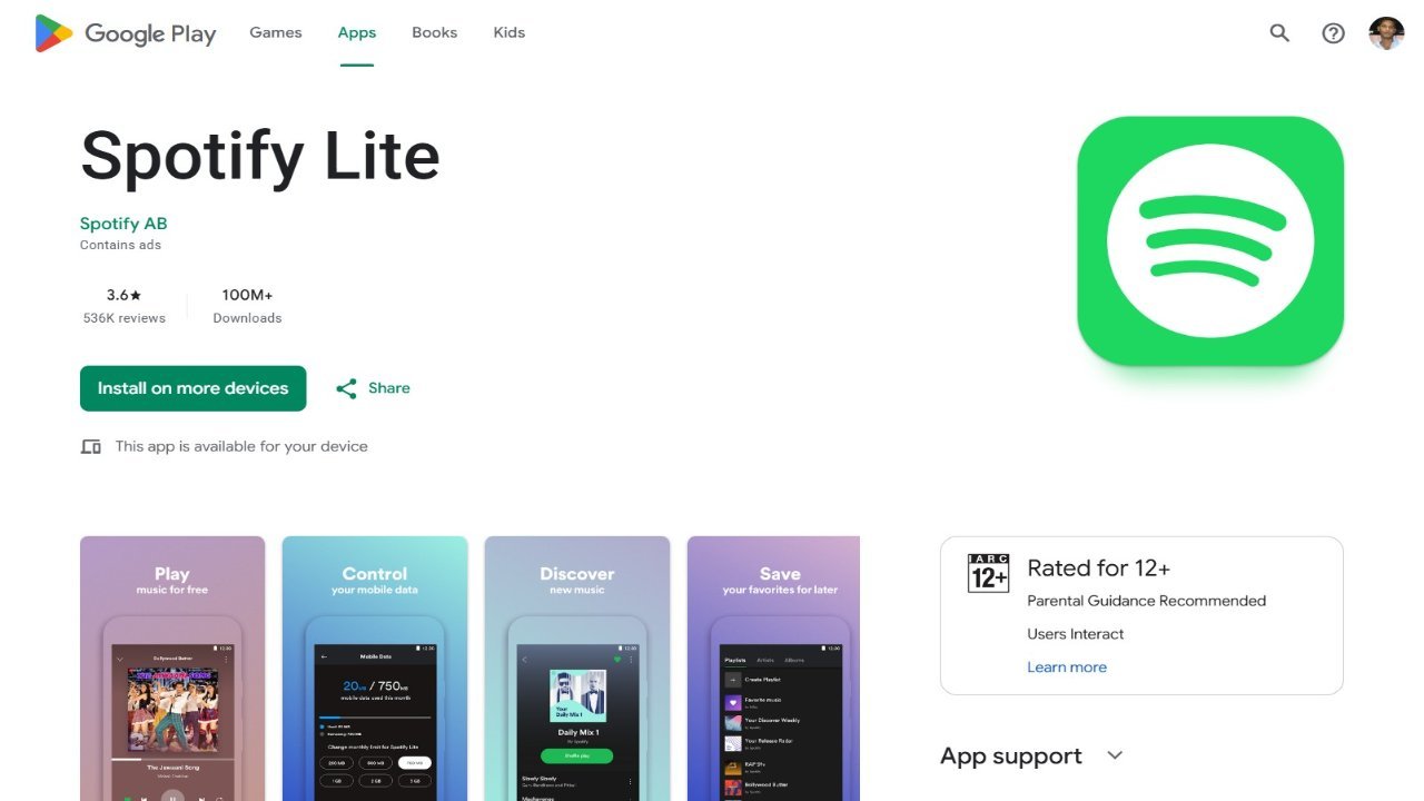 Spotify Lite