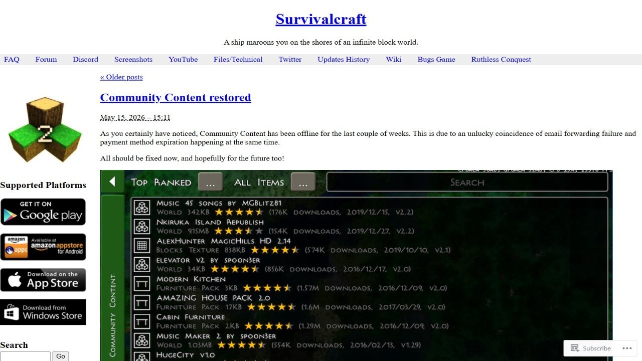 SurvivalCraft
