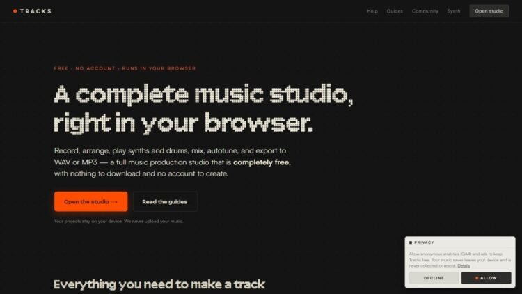 Tracks Studio