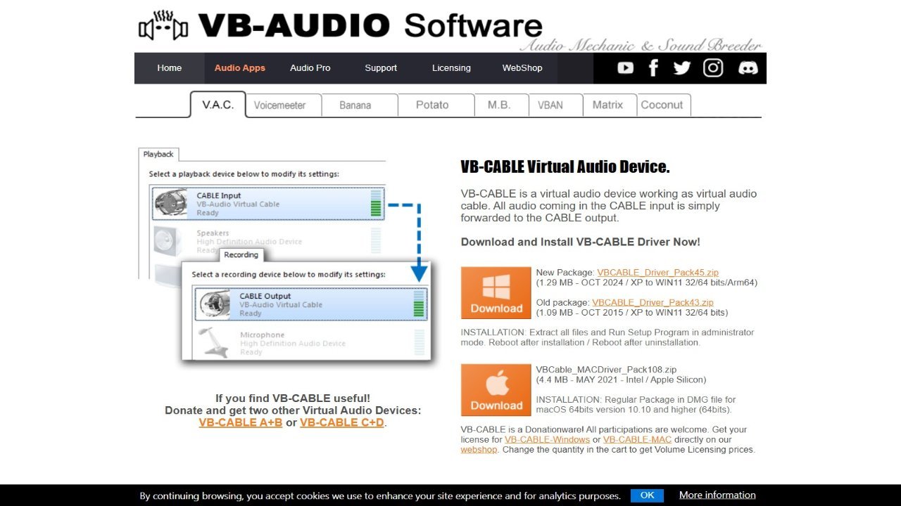 VB-Audio Virtual Cable