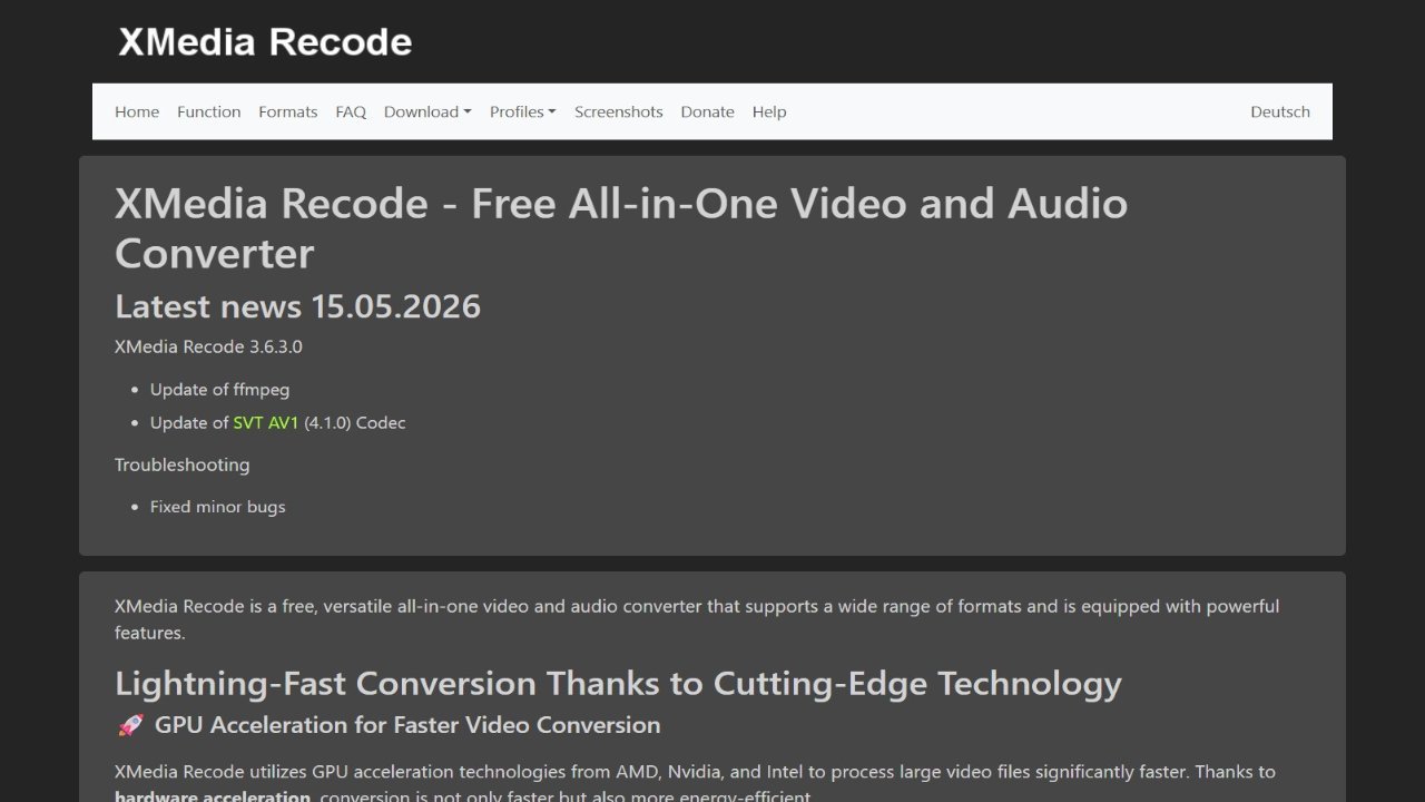 XMedia Recode