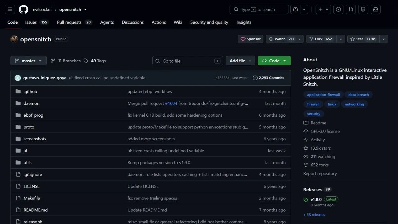 OpenSnitch