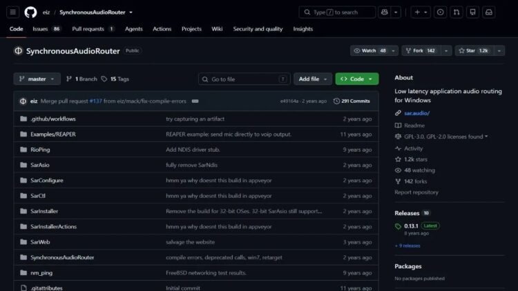 Synchronous Audio Router