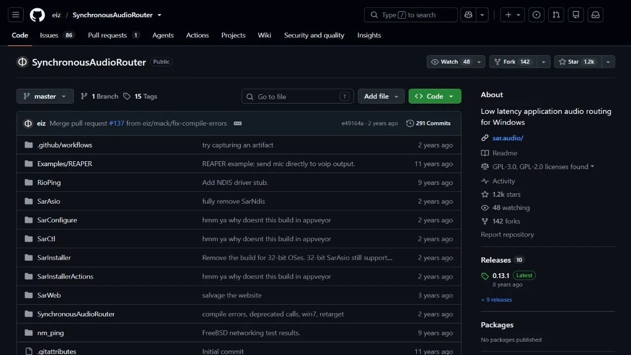 Synchronous Audio Router