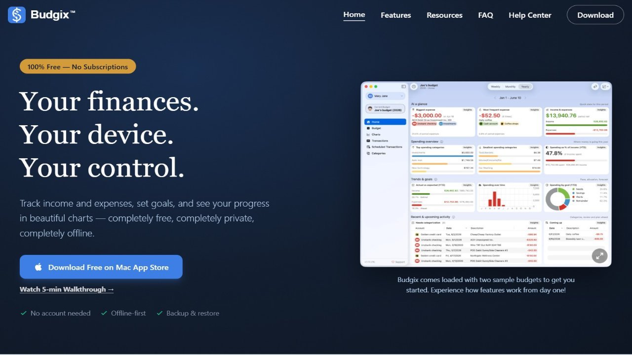 Budgix: Budget Planner
