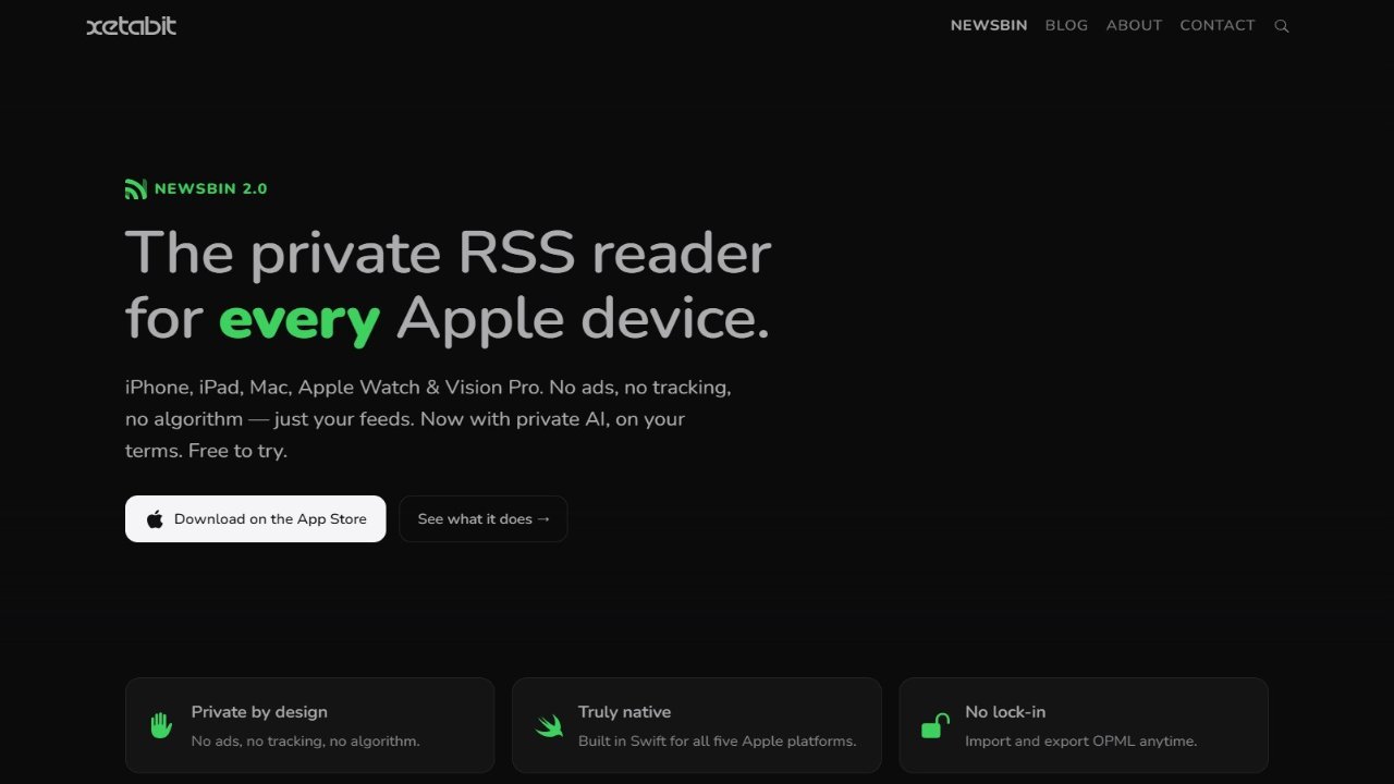 Newsbin: RSS Reader