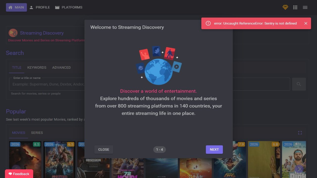 Streaming Discovery