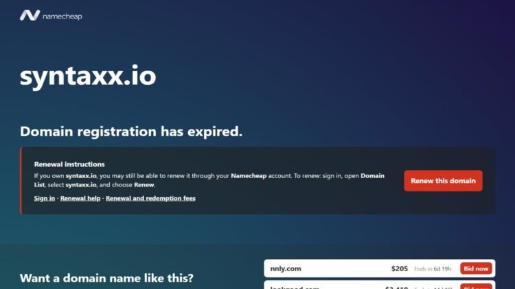 Syntaxx.io