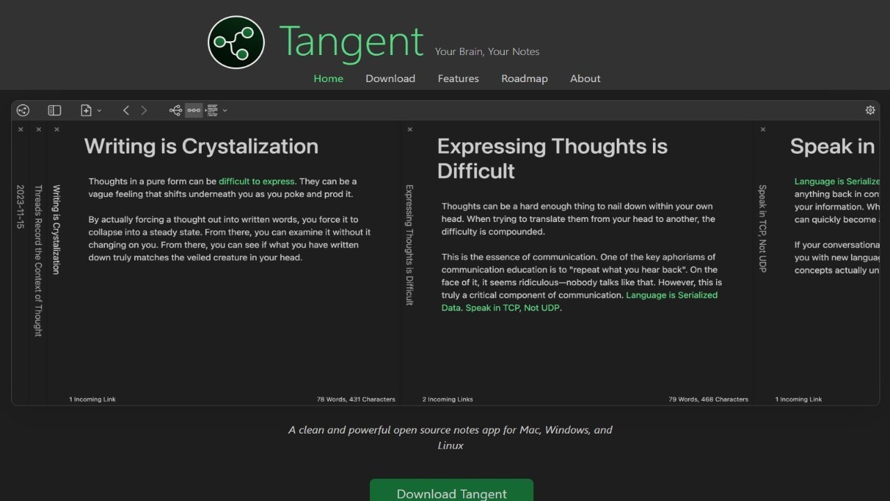 Tangent Notes