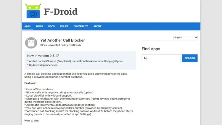 Yet Another Call Blocker